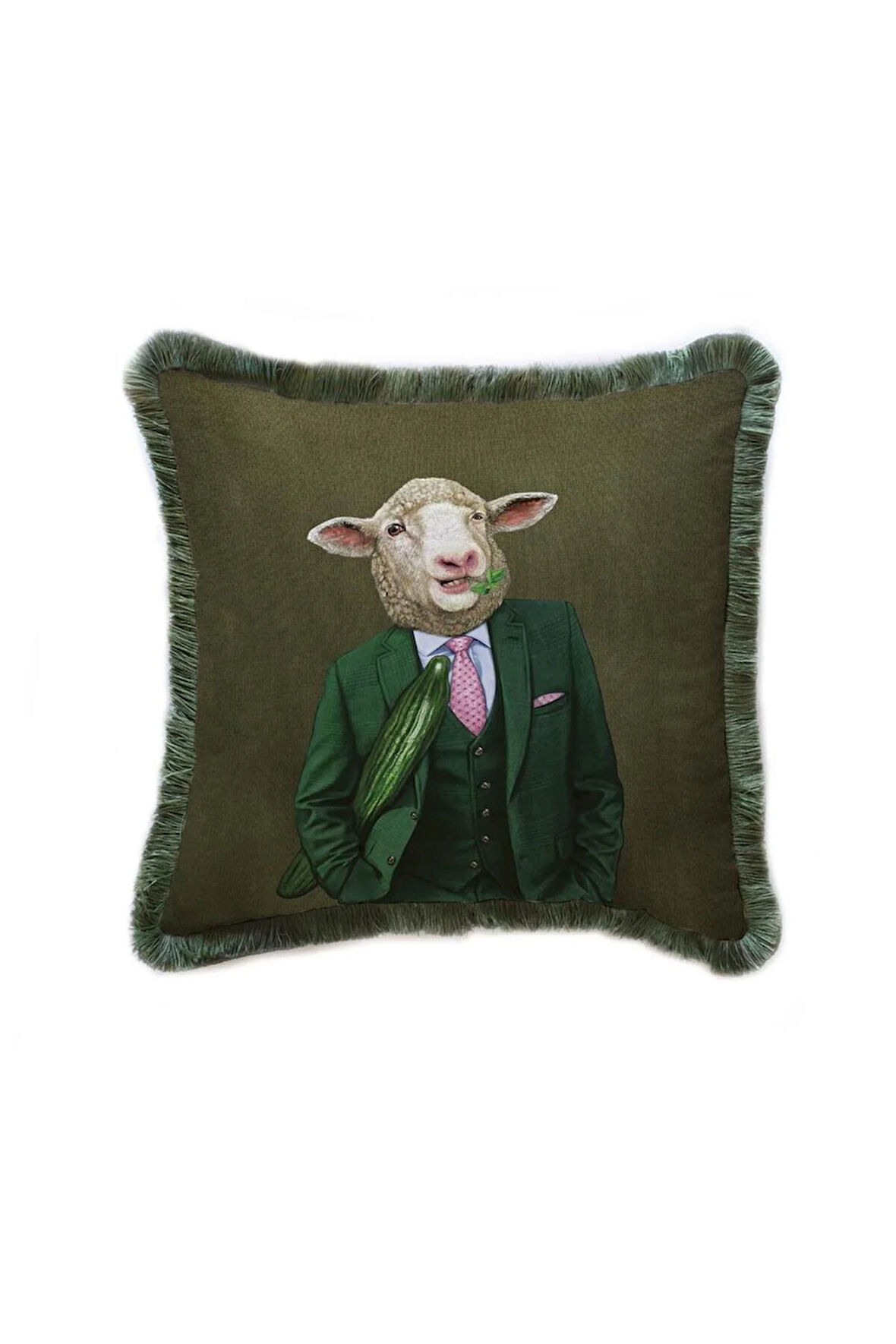 Mr. Sheep Yastık Yastık/Kırlent (Dolgu Boncuk Elyaf, Ulusl. Yıkama Ve Solmama Sertifikası)