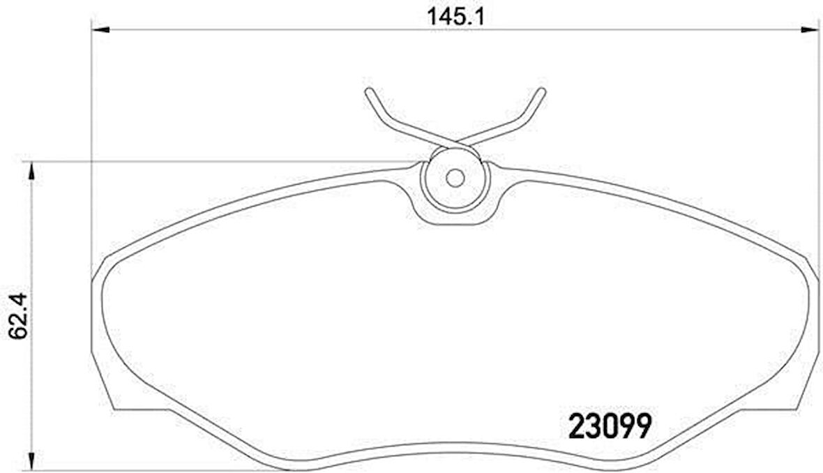 Opel Vivaro Ön Fren Balata (2002-2013) 1.9 DTI, 2.0 CDTI 7701054771