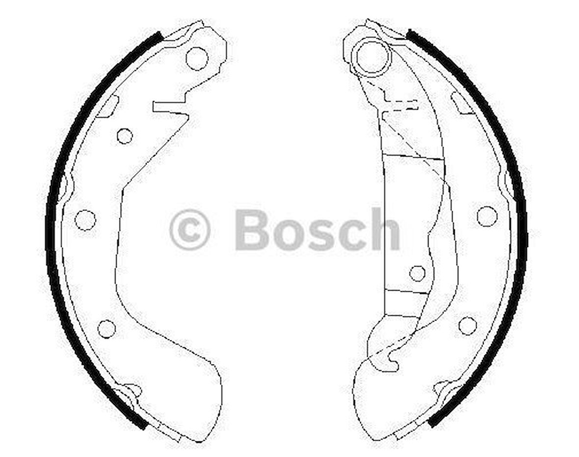 Opel Corsa Arka Fren Balatasi (1993-2006) 1.2, 1.4, 1.0 1605041
