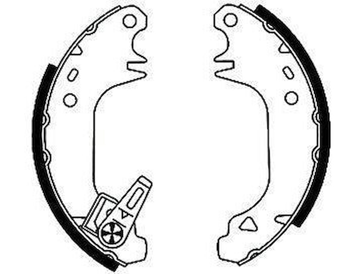 Renault R11 Flash Arka Fren Balatasi (1989-1996) 1.6, 1.7 7702127305