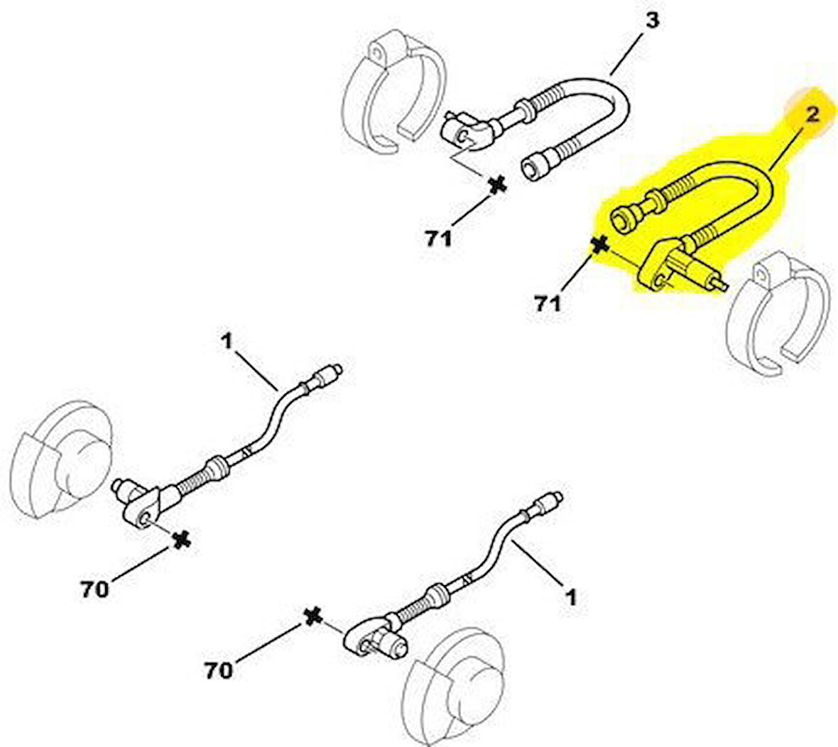 Citroen Jumper Arka Sol Abs Kablosu (2002-2007) 2.8 HDI 4545A1