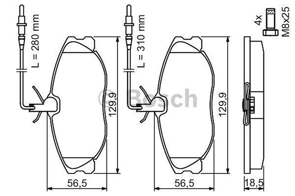 Peugeot 306 Ön Fren Balata (1999-2002) 2.0 425132