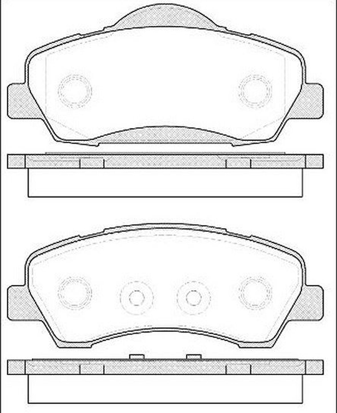 Citroen C4 Ön Fren Balata (2014-2017) 1.2 VTI 1608691380