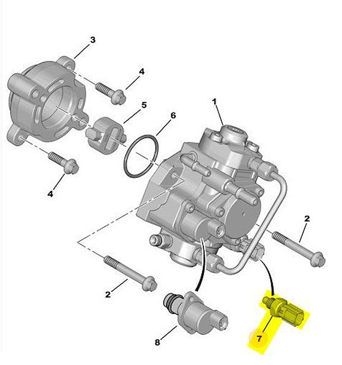 Fiat Ducato Mazot Basinç Sensörü (2006-2014) 2.2 1920QJ