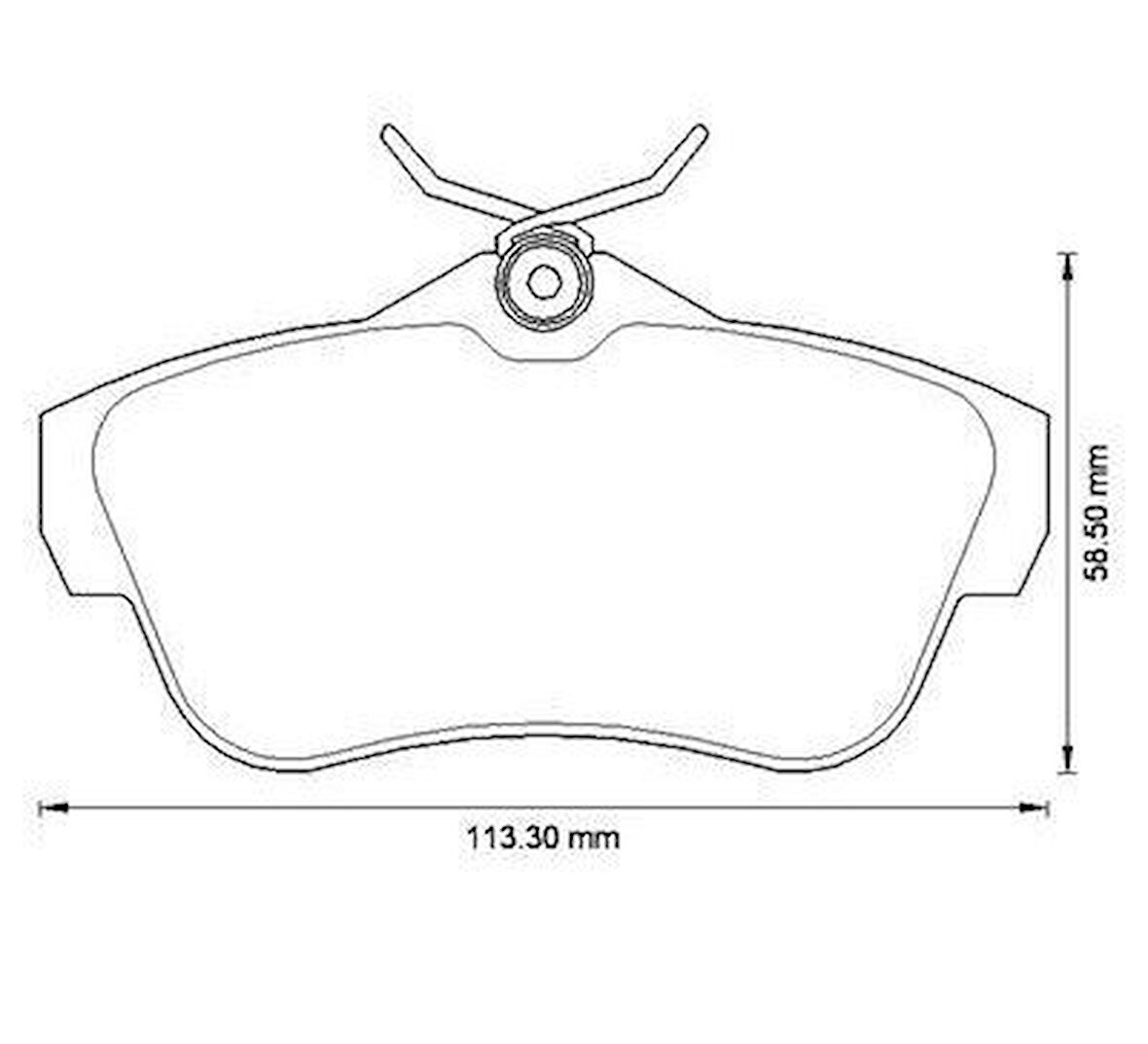 Citroen Jumpy Arka Fren Balatasi (2006-2014) 1.6 HDI, 2.0 HDI 425368