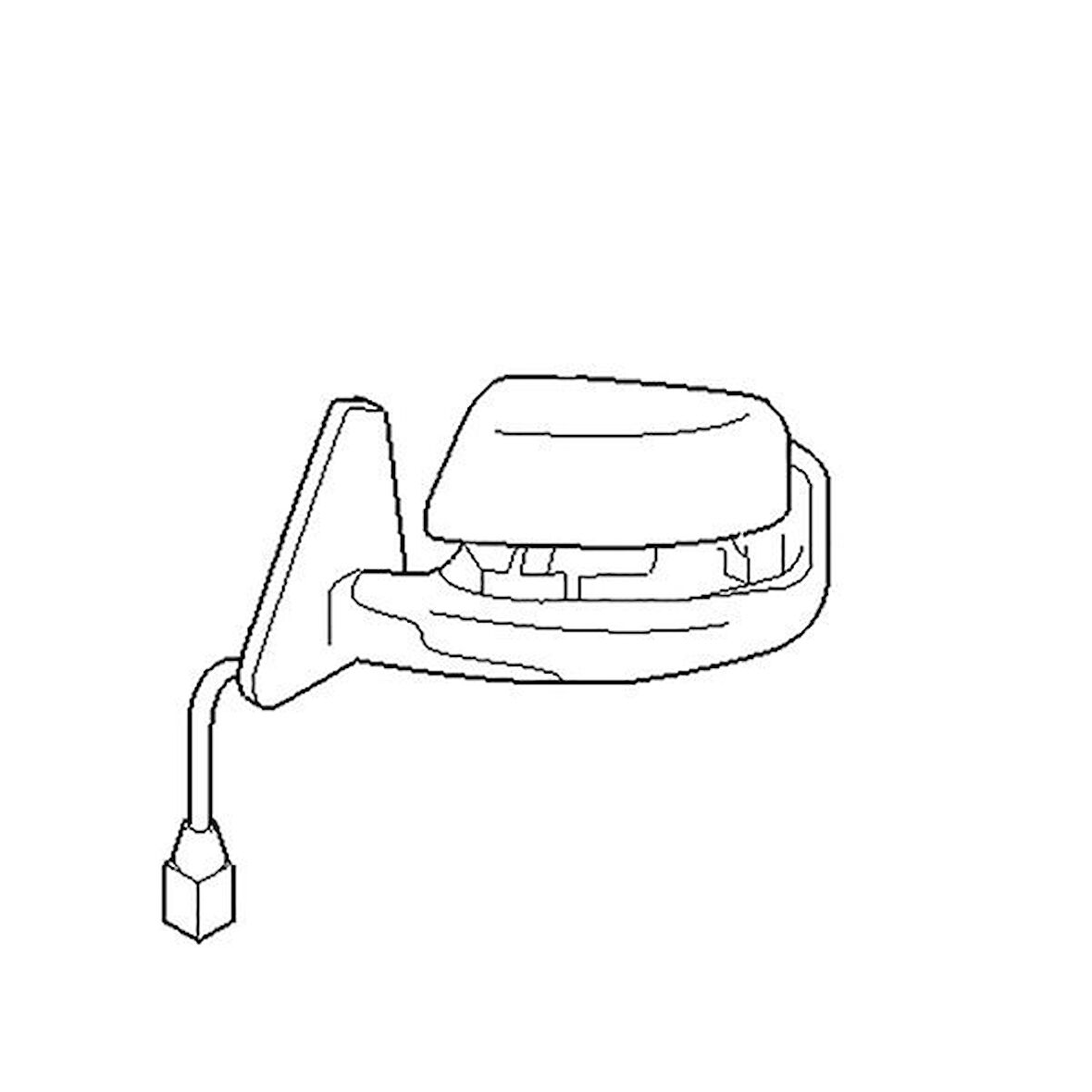  Ranger Kapi Aynasi Sol (2009-2012) 3.0 TDI, 2.5 TDCI 8M3417683AHB