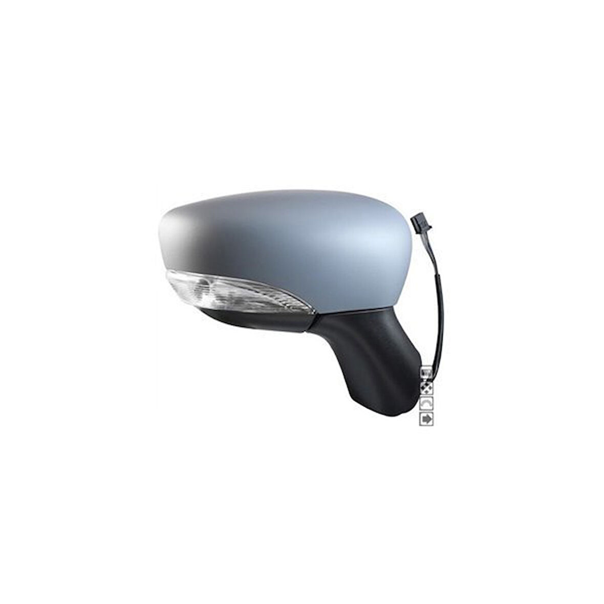 Renault Clio Kapi Aynasi Sağ (2013-2020) 0.9, 1.2, 1.5 DCI, 1.2 TCE 963012959R