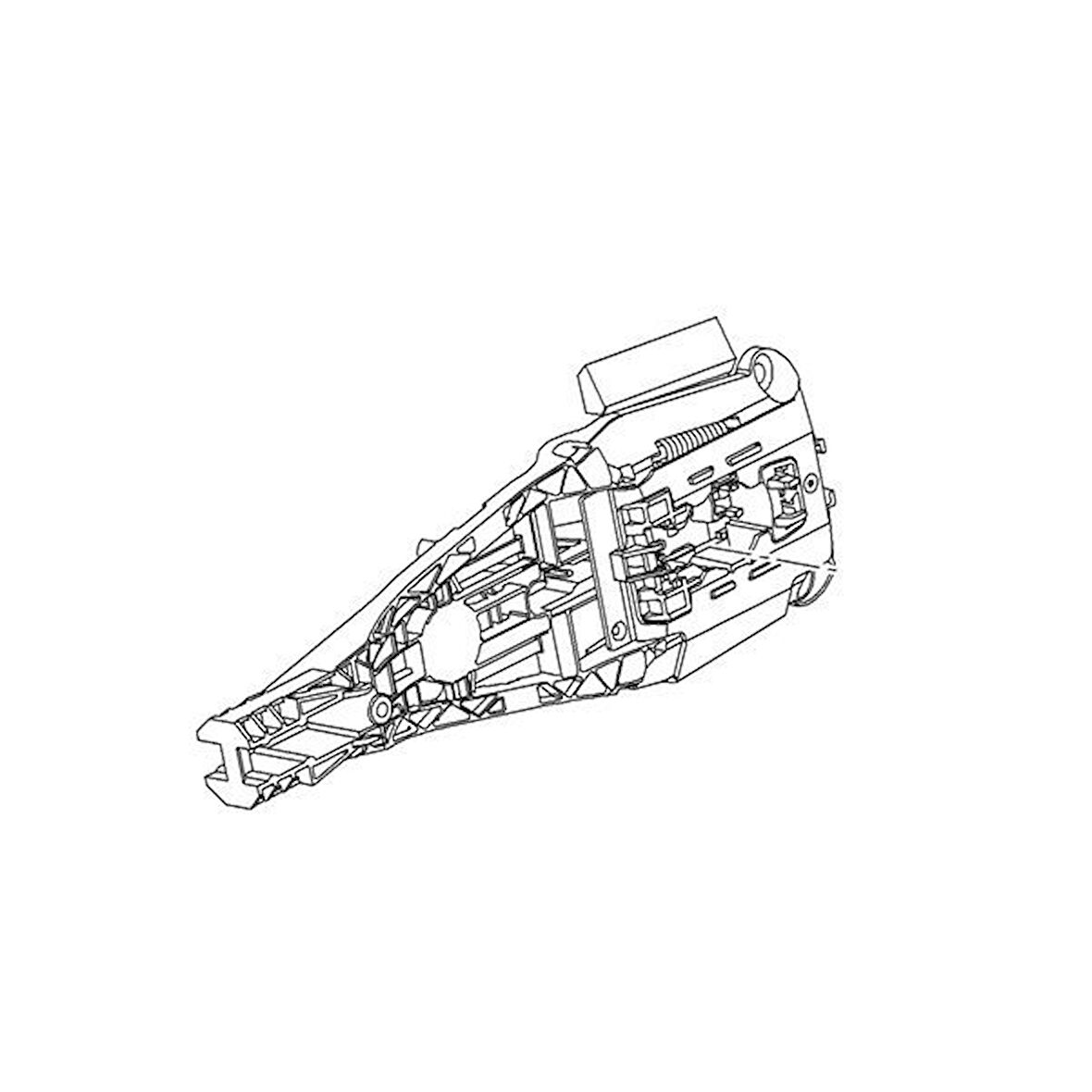 Opel Corsa Kapi Kolu Ön Diş (2015-2019) 1.3, 1.4, 1.2, 1.6, 1.3 CDTI 13346228