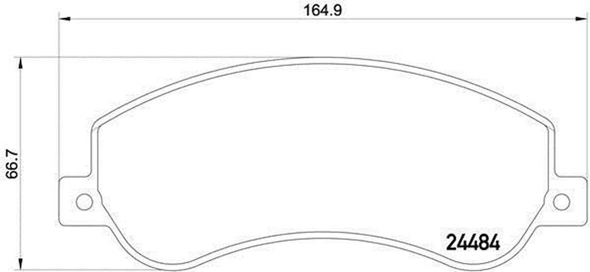 Volkswagen Amarok Ön Fren Balata (2010-2020) 2.0 TDI 6C112K021A1E