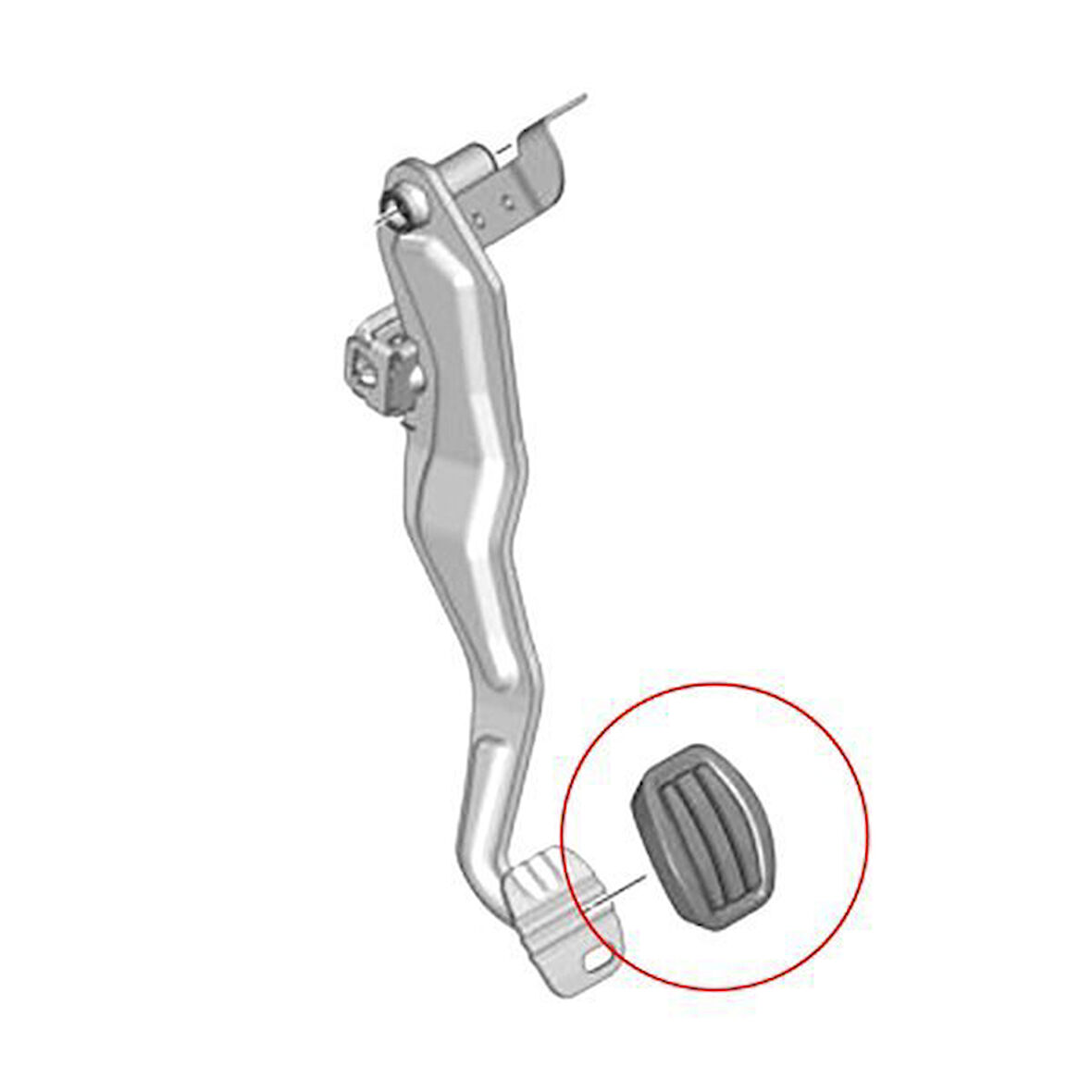 Peugeot Expert Fren Pedal Lastik (2017-2020) 1.6 HDI, 2.0 HDI 9832133980