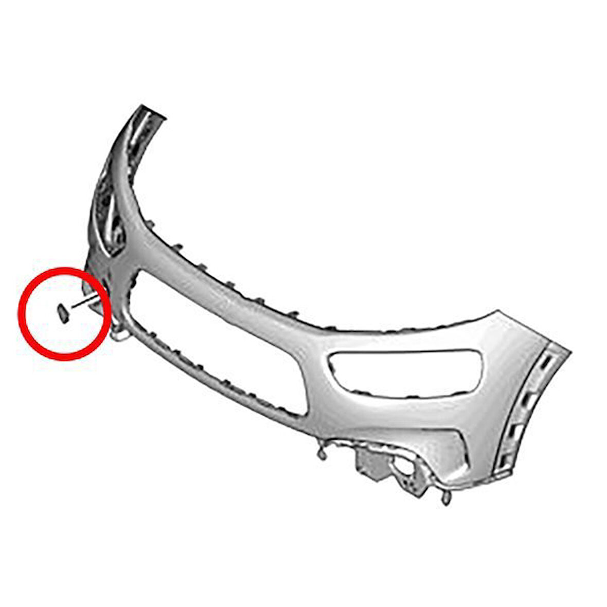 Citroen C4 Ön Tampon Çeki Kapak (2018-2020) 1.6 HDI 1632650580