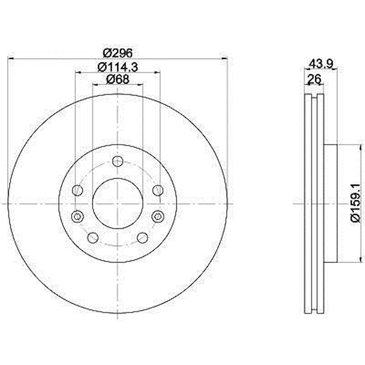 Renault Laguna Ön Fren Disk (2008-2012) 2.0 DCI 402060002