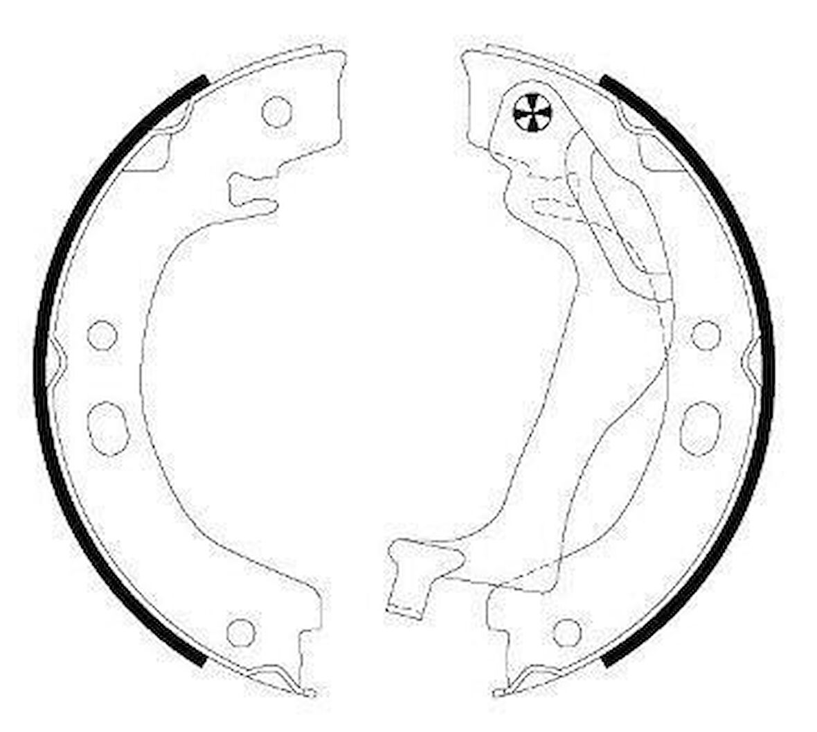 Toyota Corolla El Fren Balatasi (2002-2008) 1.6, 1.4 0449502070