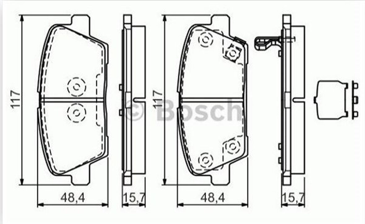 Kia Sorento Arka Fren Balatasi (2010-2013) 2.2 CRDI 583022PA70