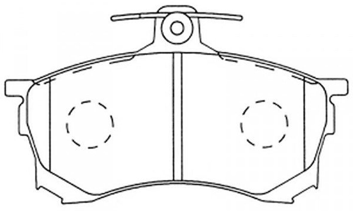 Mitsubishi Carisma Ön Fren Balata (1996-2005) 1.6 MR475458