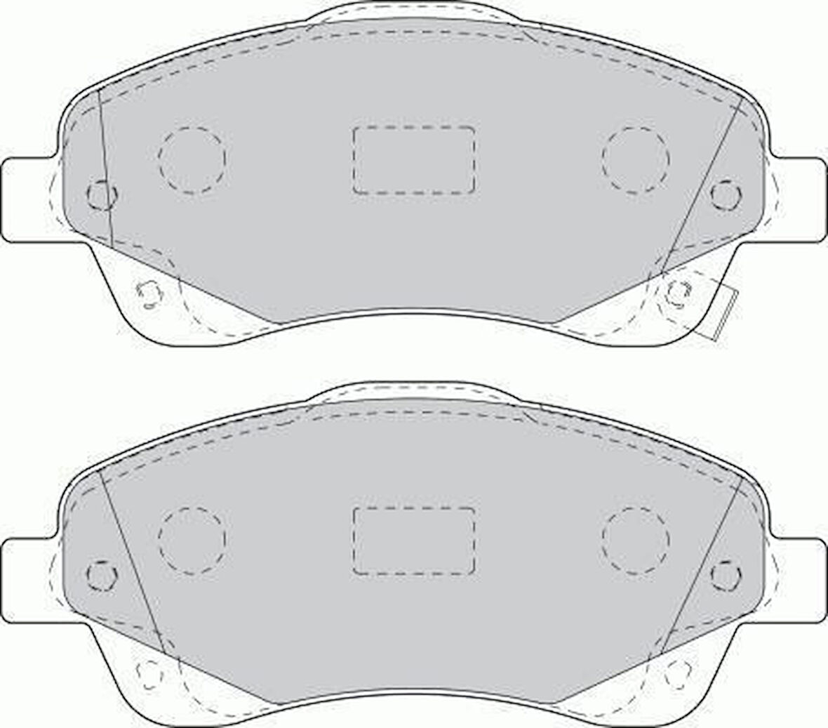 Toyota Verso Ön Fren Balata (2004-2009) 1.6 0446505130