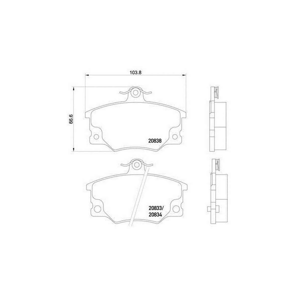 Fiat Tipo Ön Fren Balatası (1988-2002) 5892735 GRAP93466 1.4, 1.6