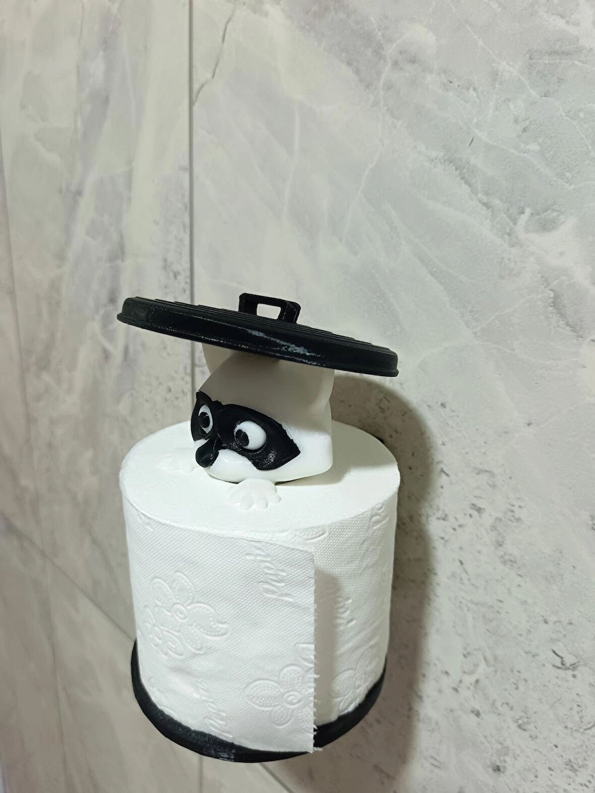 Rakun Tuvalet Kağıtlığı Peçetelik Tutacağı Tuvalet Kağıtlık Askısı Standı