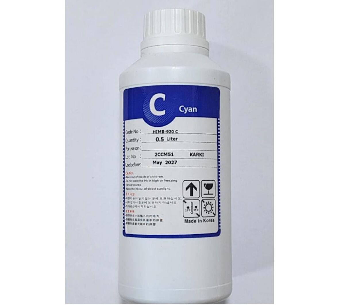 BRC06 MUADİL HP-CANON UYUMLU MAVİ KARTUŞ MÜREKKEP 0,5 LT