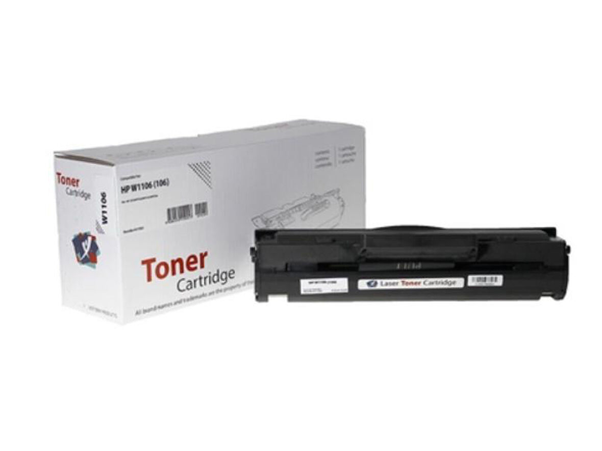 HP uyumlu W1106XL ÇİPLİ Ekstra Yüksek Kapasite Muadil Toner (5K)