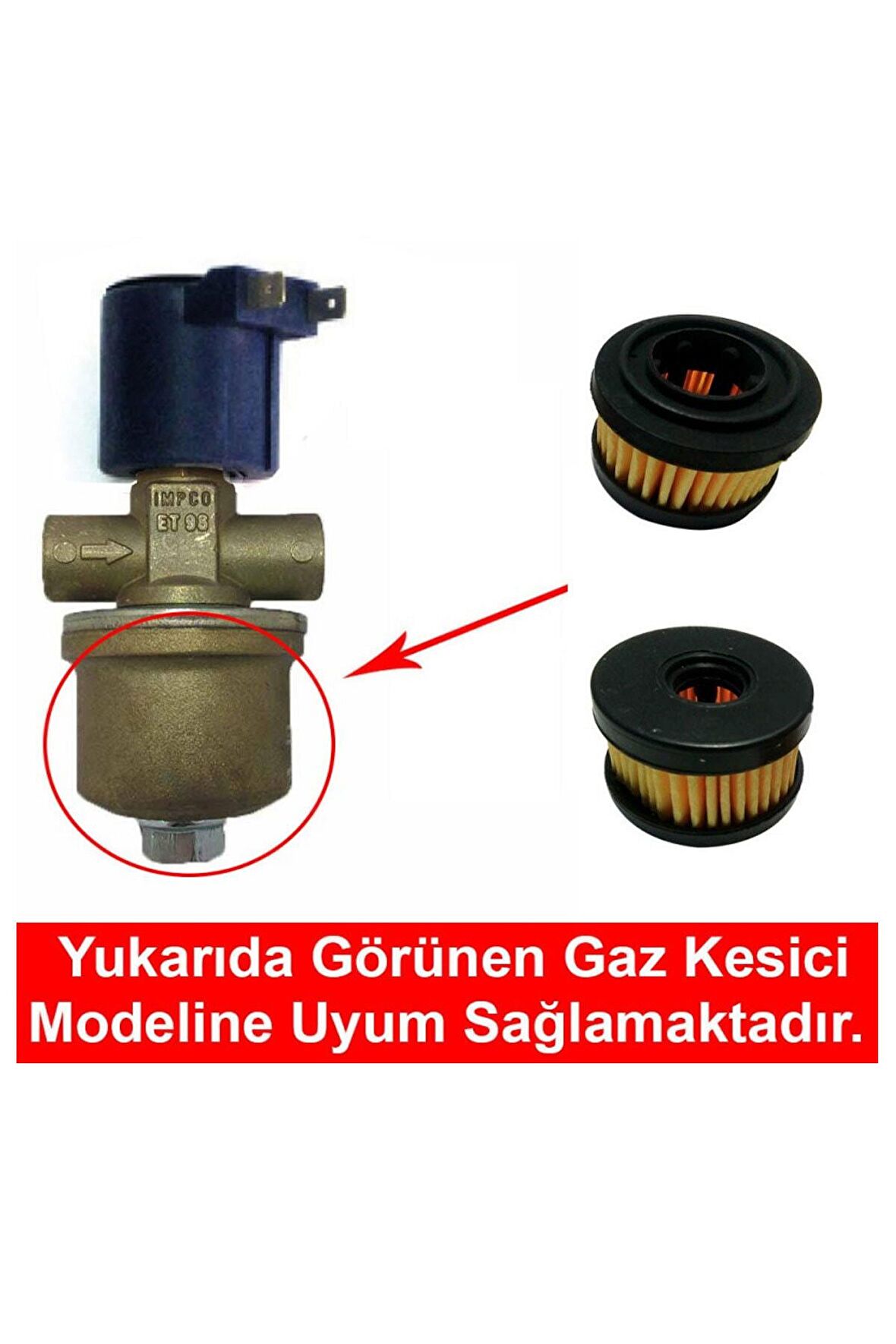 Eski Tip Gaz Kesici Filtre-2 Adet