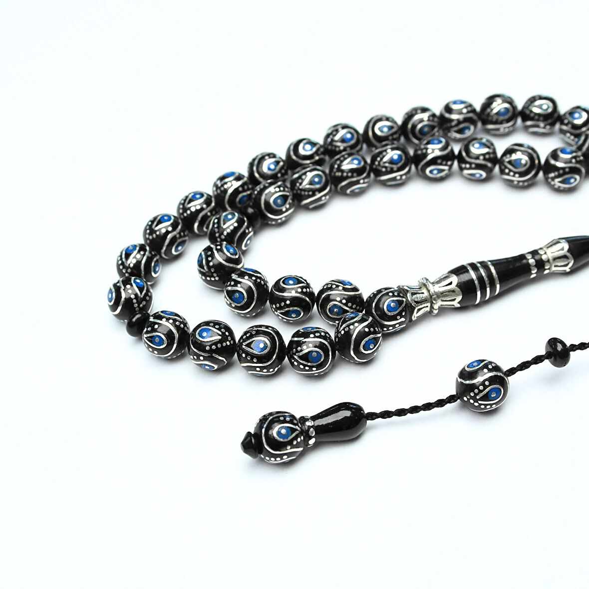 Damla İçi Damla Küre Model Sistemli Oltu Taşı Tespih