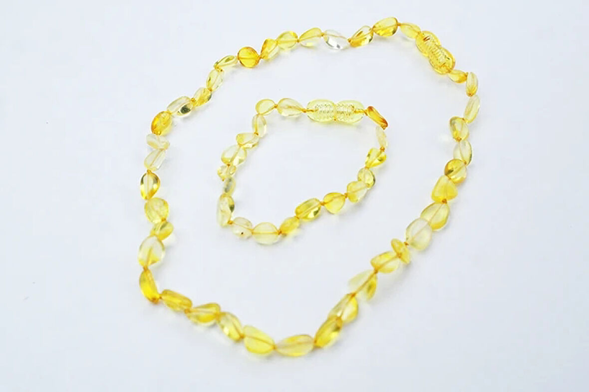 Bal Gözesi Damla Kehribar Bebek Diş Seti