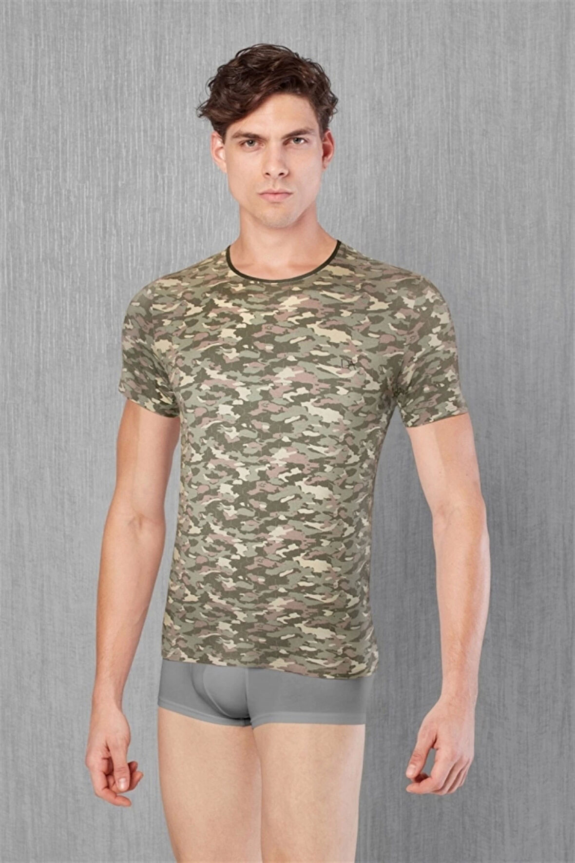 Erkek Kamuflaj T-shirt 2560