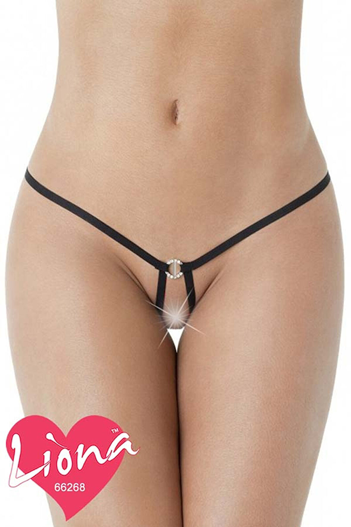Taşlı Büyük Beden G-string