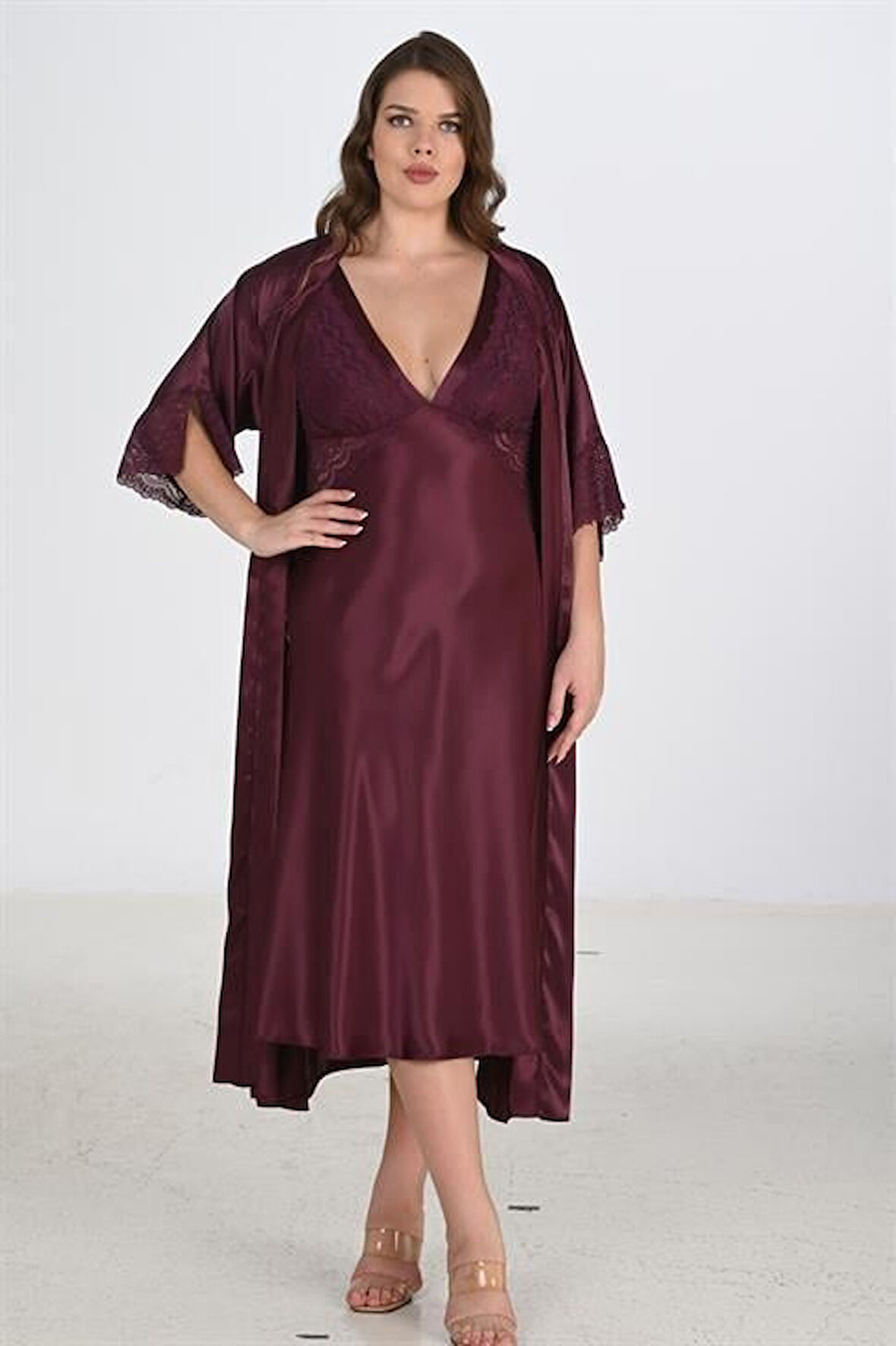 2li Mürdüm Sabahlık Takımı Bigsize 6223