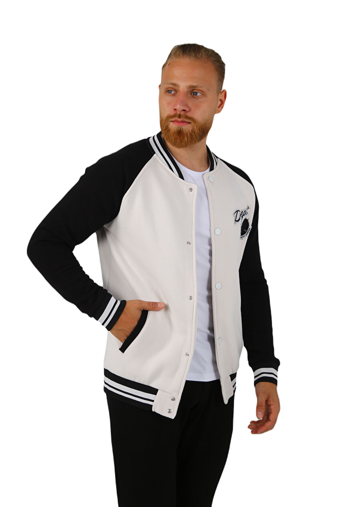 BRG Siyah Mevsimlik Erkek Kolej Regular Fit Ceket