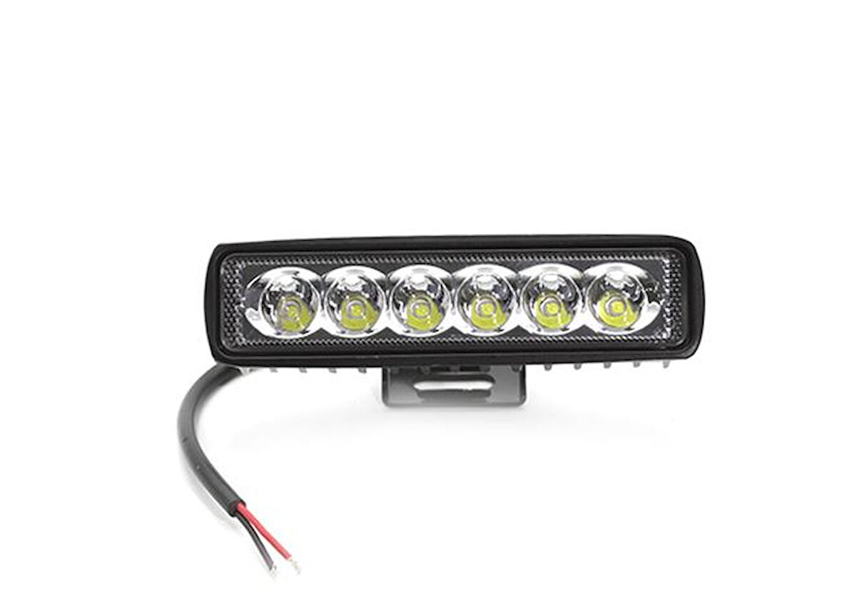 Projektör 10-30V SMD 6 Led 18W 15.5x4 CM (Adet)