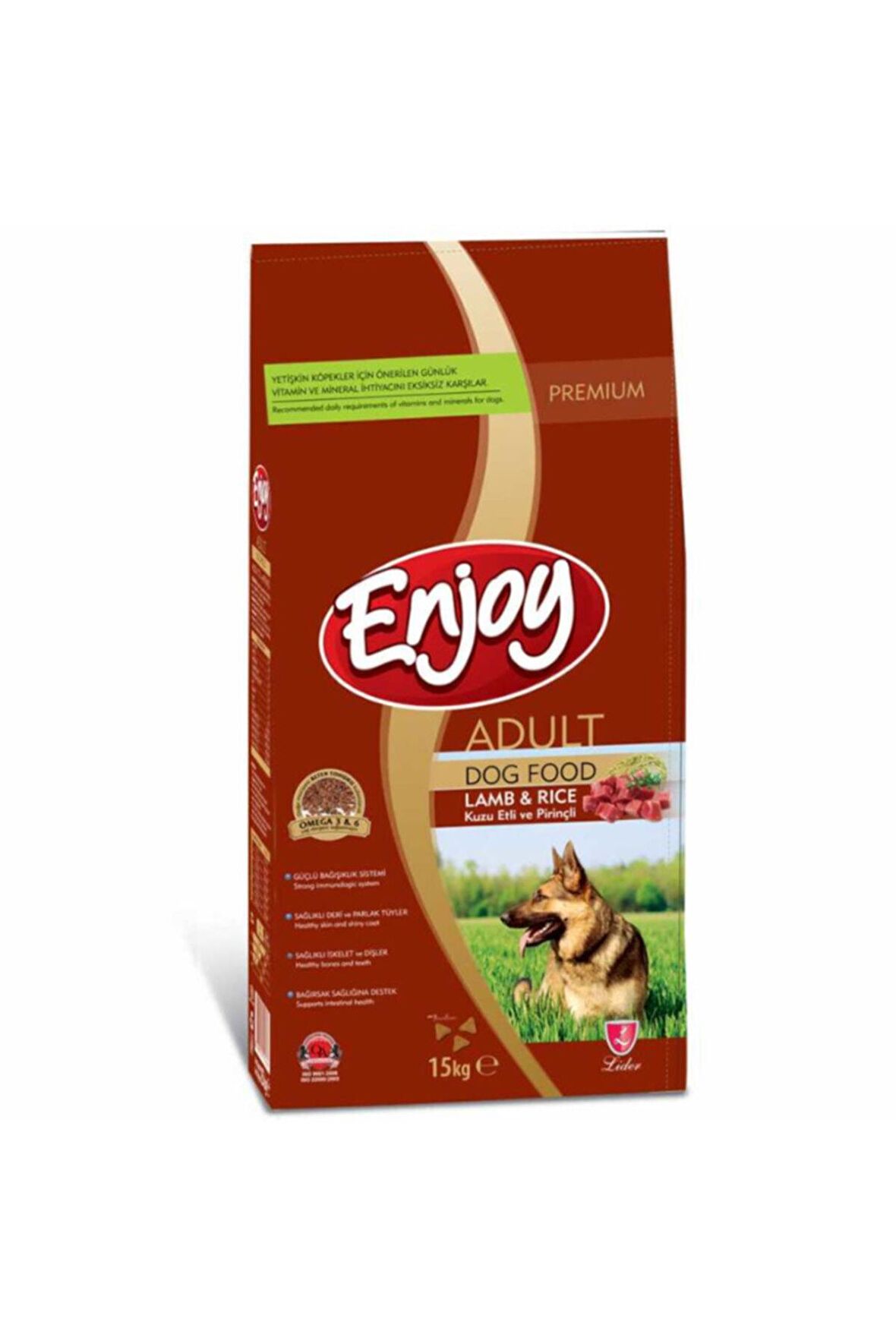 Yetişkin Kuzu Etli Pirinçli Köpek Maması 15 kg