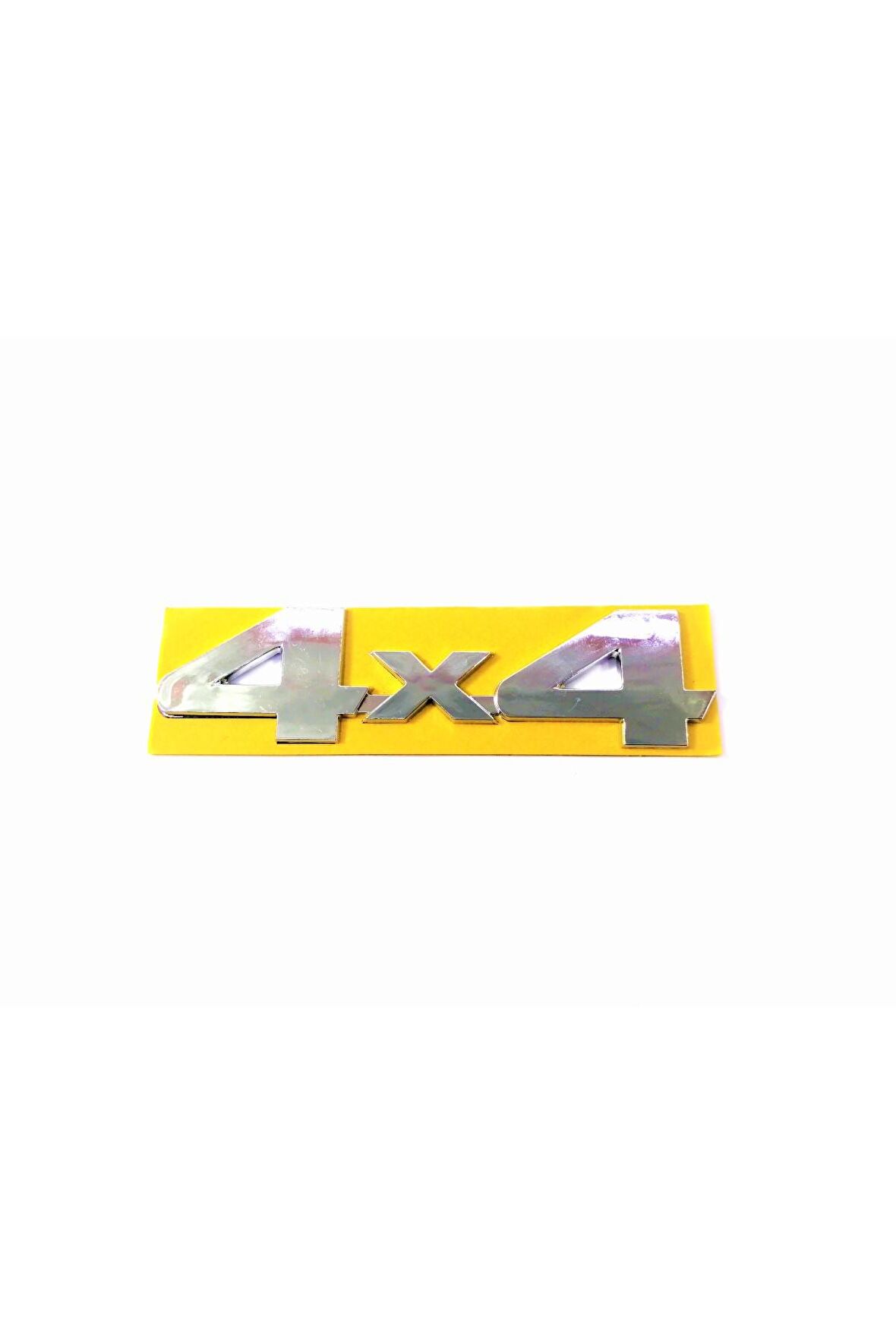 UNIVERSAL 4X4 Bagaj Yazısı Nikel 145mm-37mm 