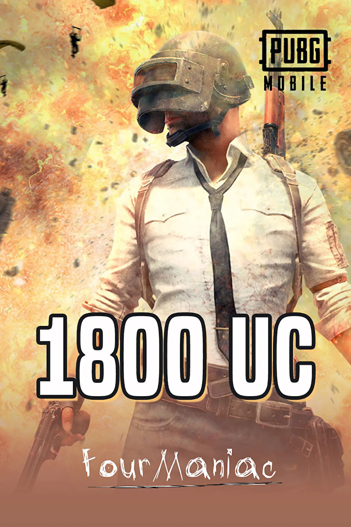 1800 UC Pubg Mobile E-Pin