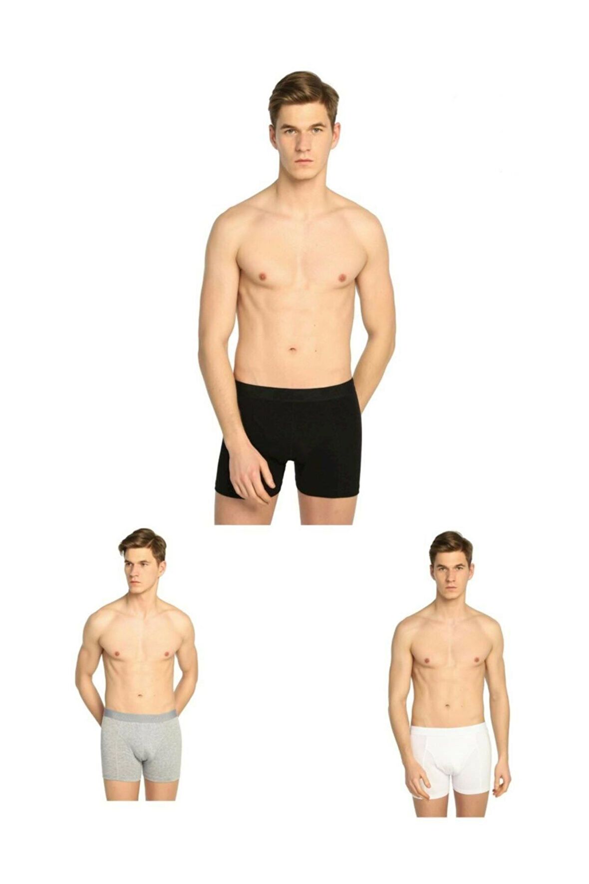 Tutku 6 Adet Karışık Renk Likralı Boxer