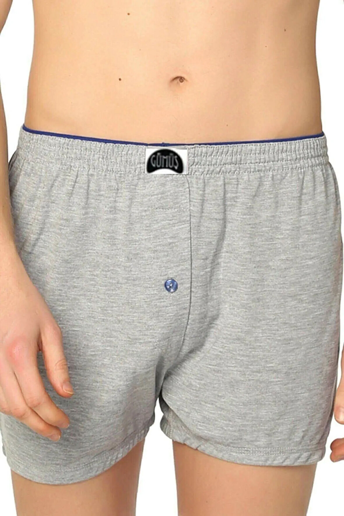 2 Adet Füme Renk Havlu Bel Boxer