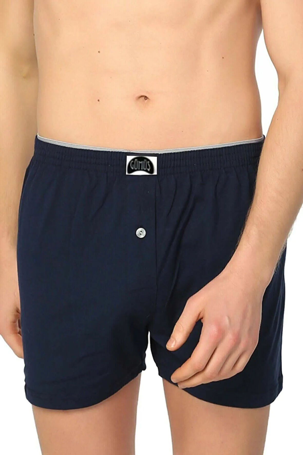 3 Adet Lacivert Renk Havlu Bel Boxer