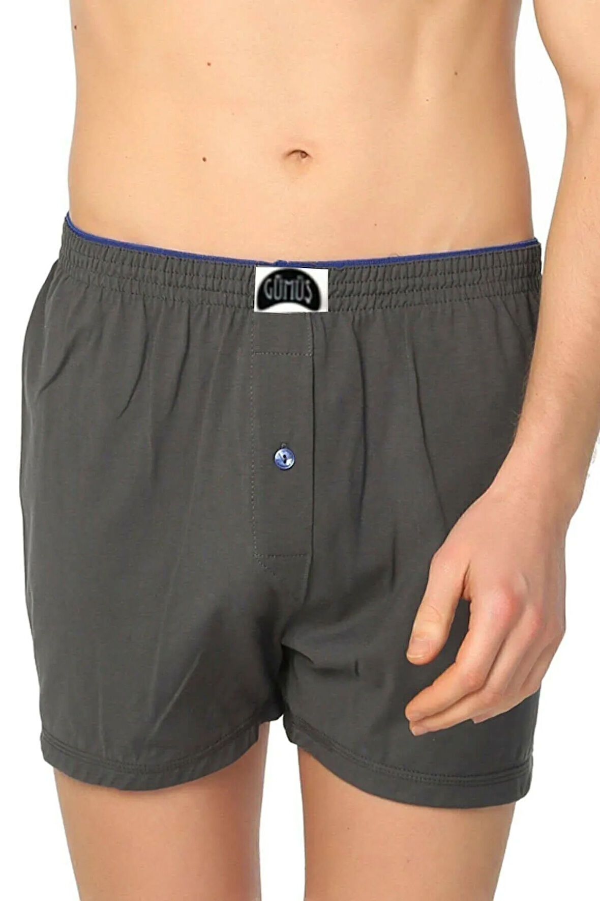 6 Adet Siyah Renk Havlu Bel Boxer