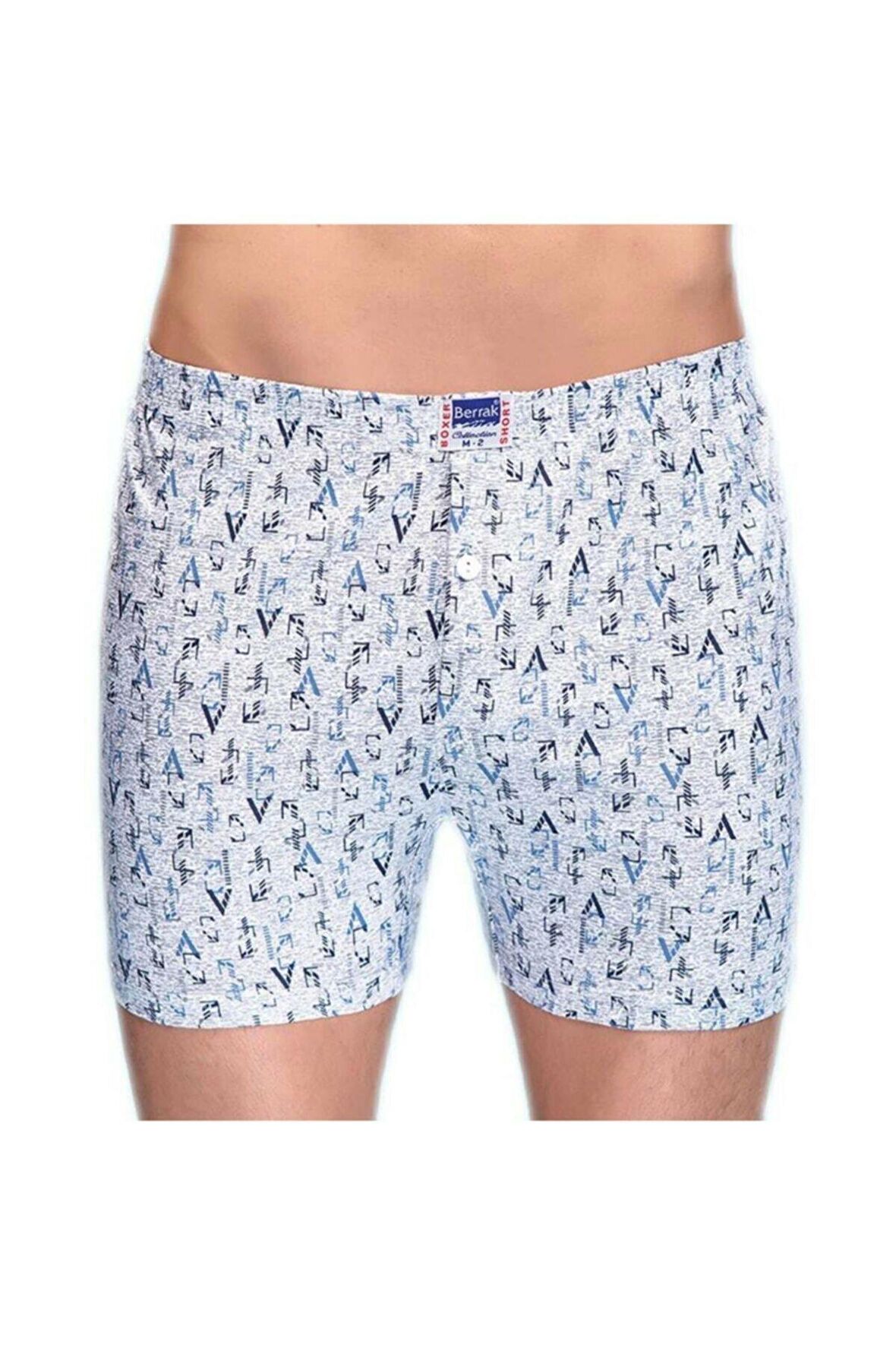 Berrak 3 Adet Karışık Renk Empirme Boxer 