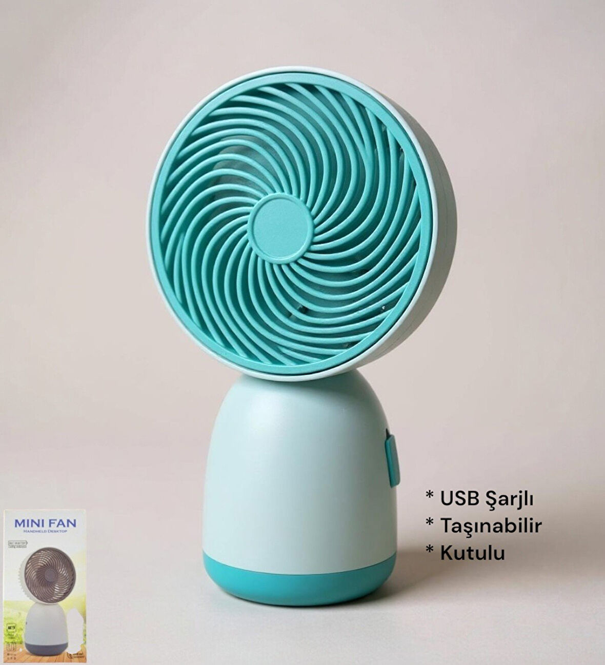 Handheld USB Şarjlı El Fanı  Mini Taşınabilir Fan I Yaz Serinleticisi I Vantilatör I Taşınabilir Fan