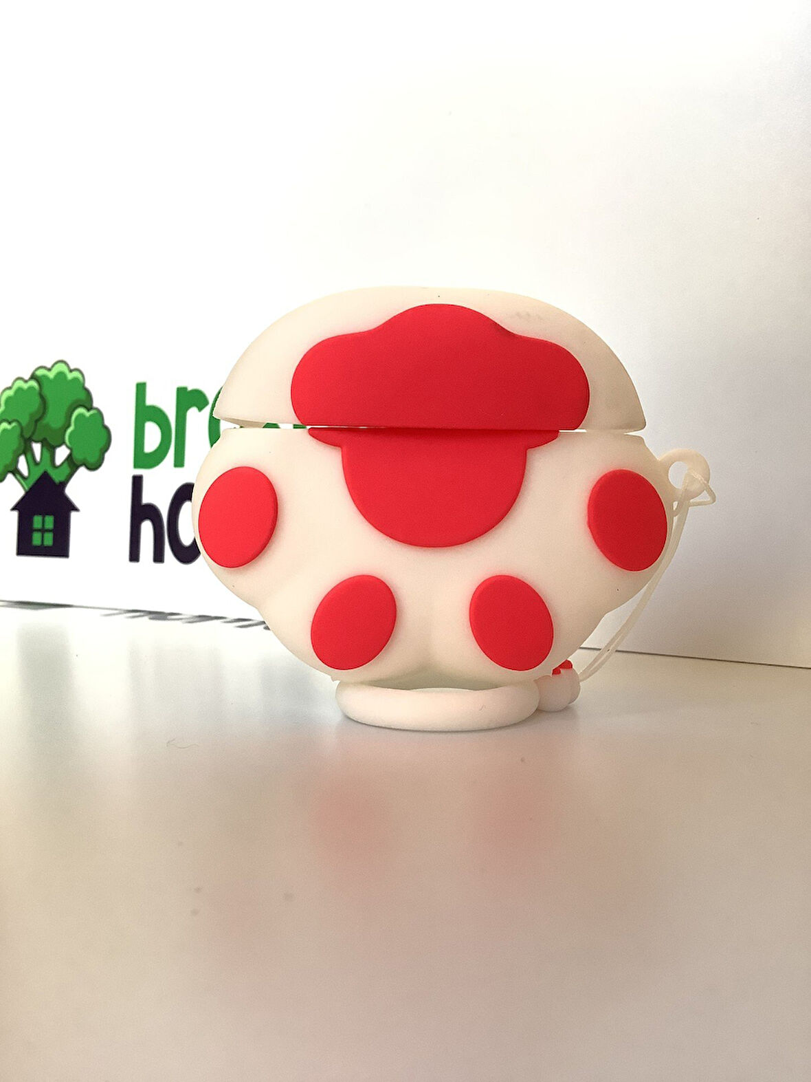 Brokoli Home Airpods Pro-Pro 2.nesil uyumlu 3d Kopçalı Kulaklık Kılıfı Pembe Pati