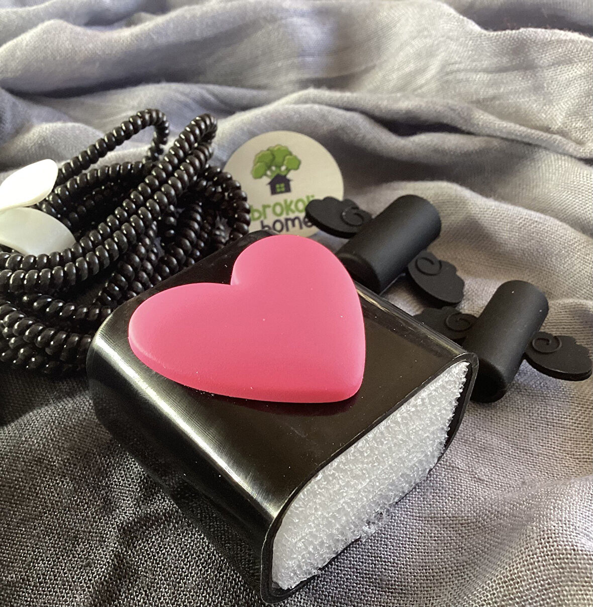 Brokoli Home iPhone 18W/20W Uyumlu Şarj Kılıfı, Şarj Kablosu Örme Aparatı, Kablo Koruyucu Aparatı,Si