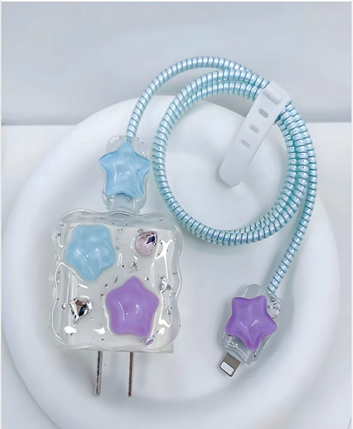 Brokoli Home iPhone 18W/20W Uyumlu Şarj Kılıfı, Şarj Kablosu Örme Aparatı, Kablo Koruyucu Aparatı, Toparlayıcı