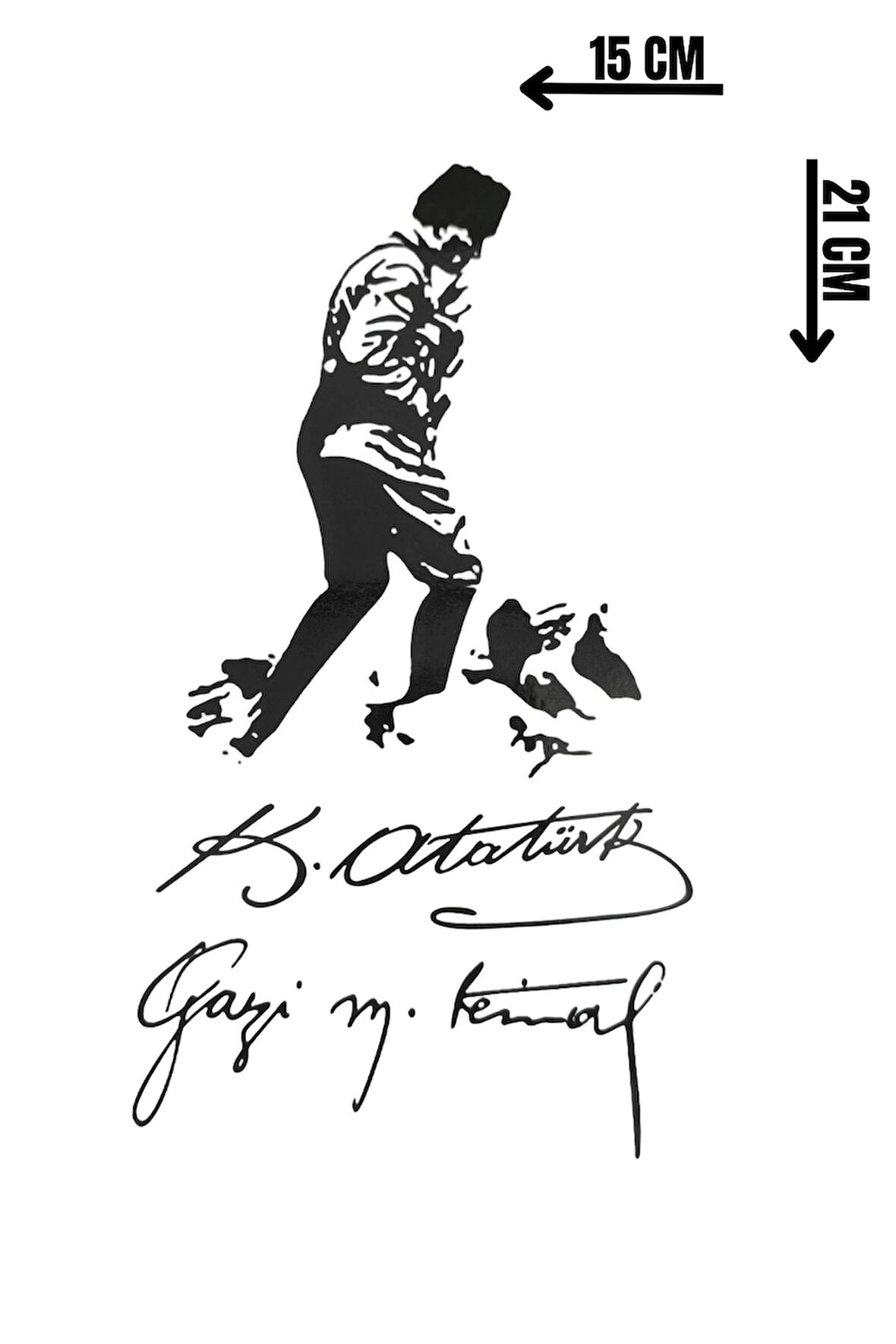 Geçici Atatürk İmza Dövme Tattoo