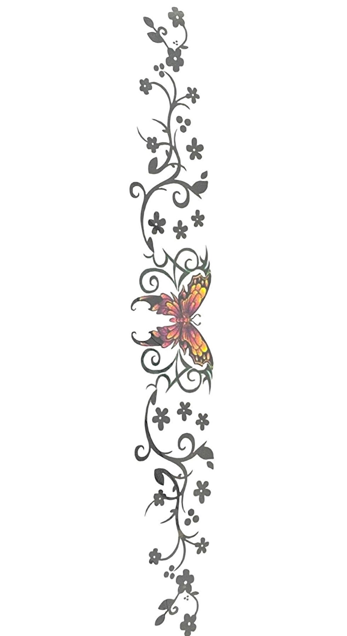 Geçici Kelebek Figürlü Bel/Kol/Bacak Dövme Tattoo