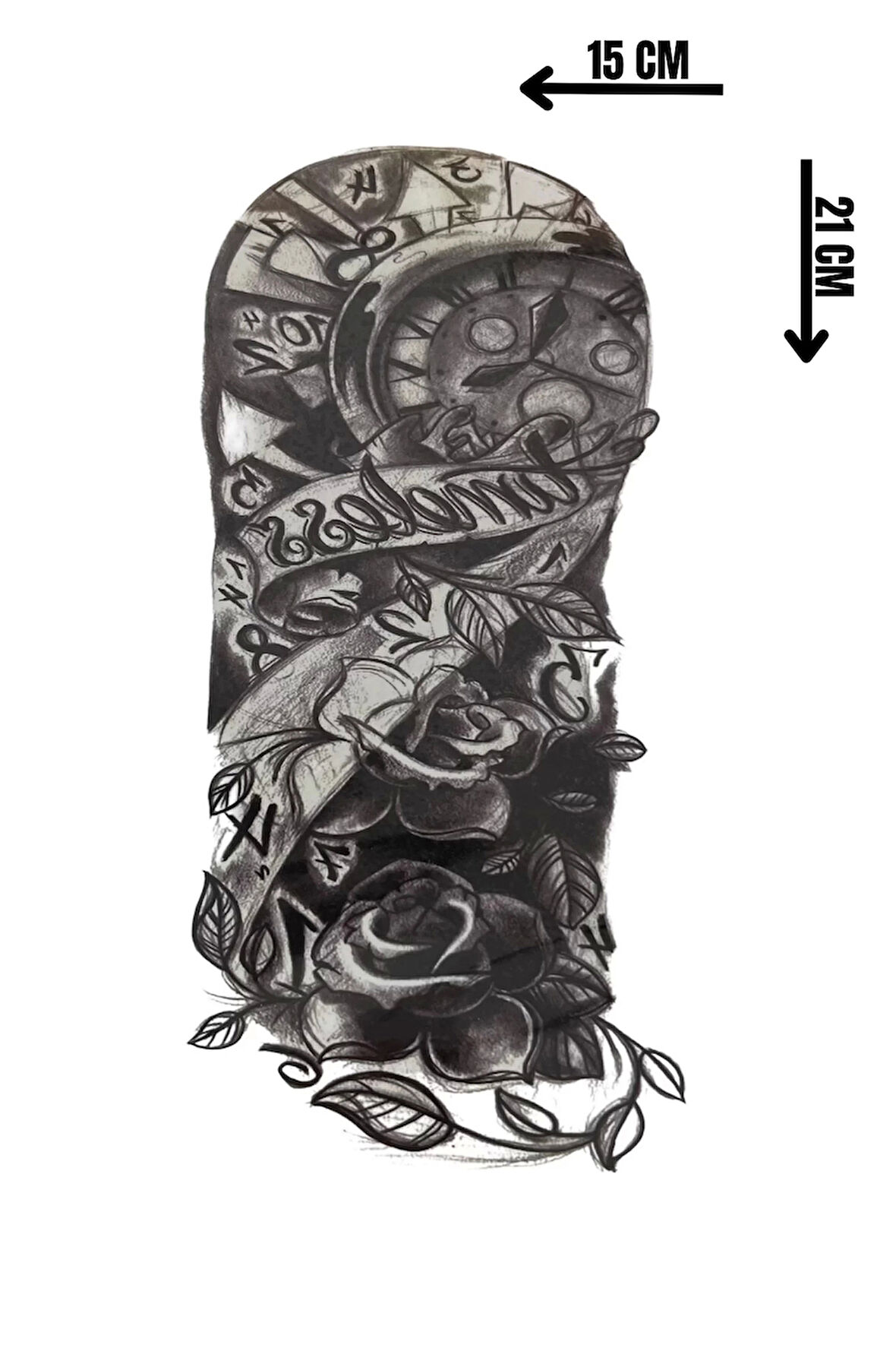 Geçici Karışık Figürlü Dövme Tattoo