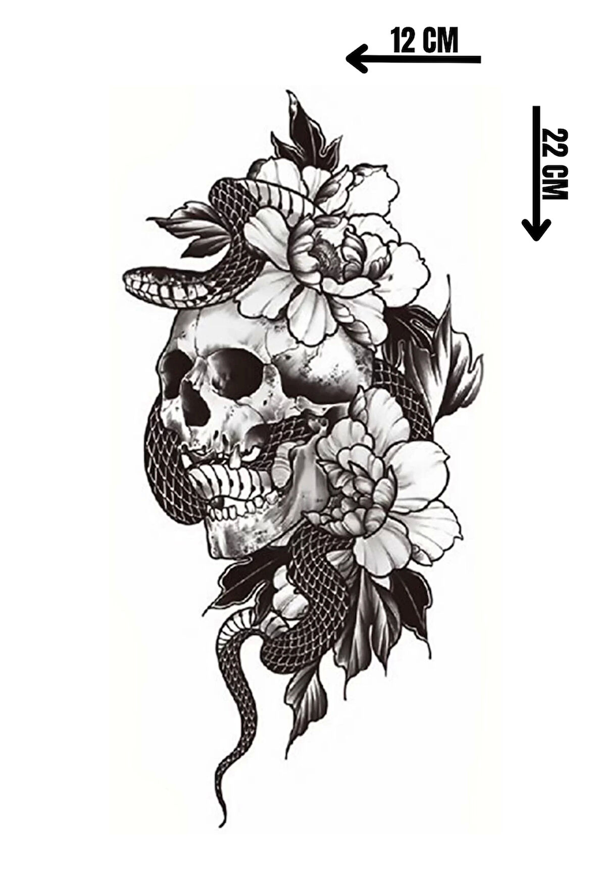 Geçici Karışık Figürlü Dövme Tattoo