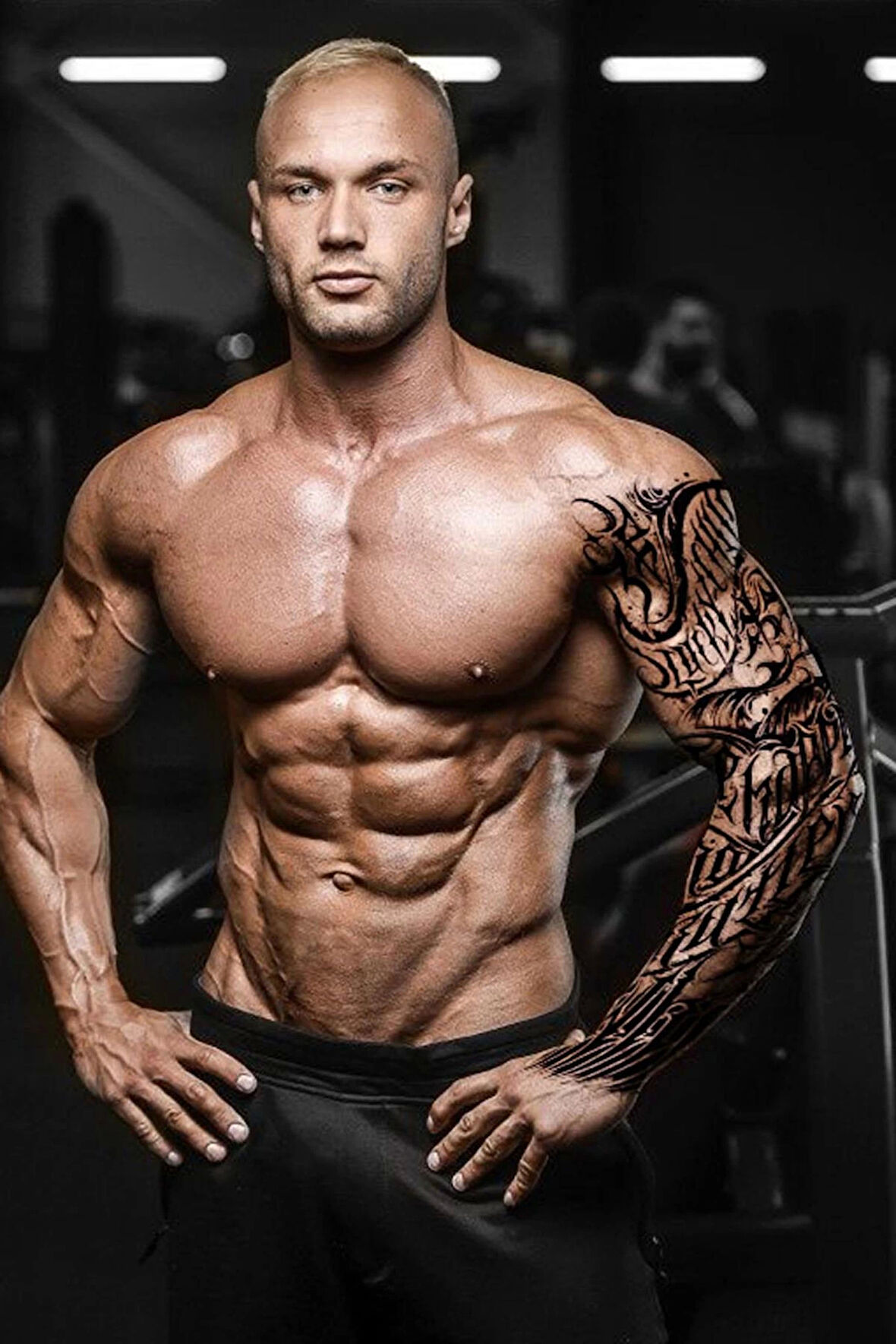 Yazı Detaylı 12 Saat Sonra Kararan Geçici Kol Dövme Tattoo