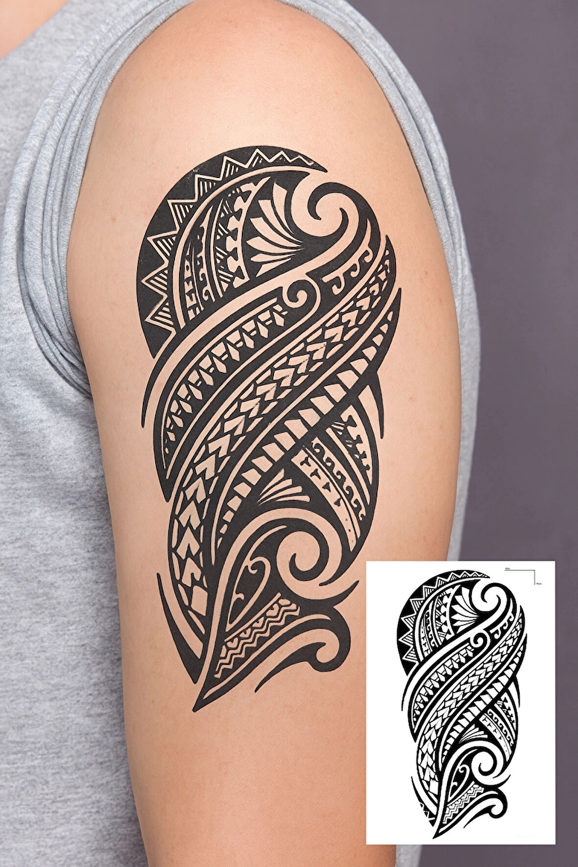 Geçici Trabel Figürlü Dövme Tattoo